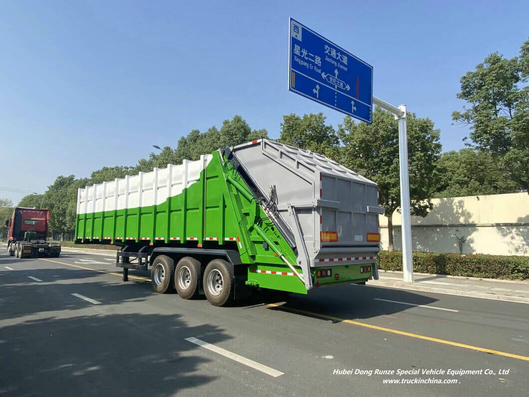 Compressed Garbage Semi Trailer Garbage Transfer trailer (53) Compressed Garbage Semi Trailer Garbage Transfer trailer (53)