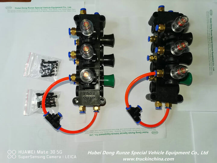 Pneumatic control units valve for fuel tanker (4) Pneumatic control units valve for fuel tanker (4)