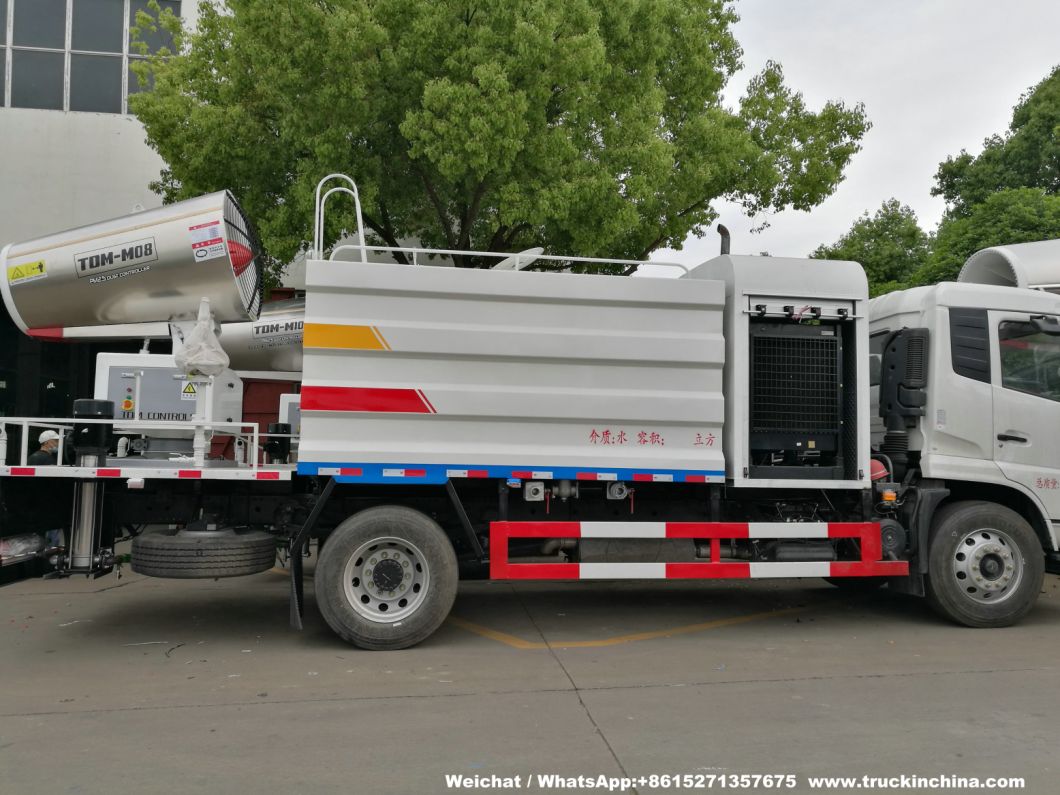 Pm2.5 Mine Dust Control Water Tanker Mounted with 80m -100m TDM Fogging Spray Machine