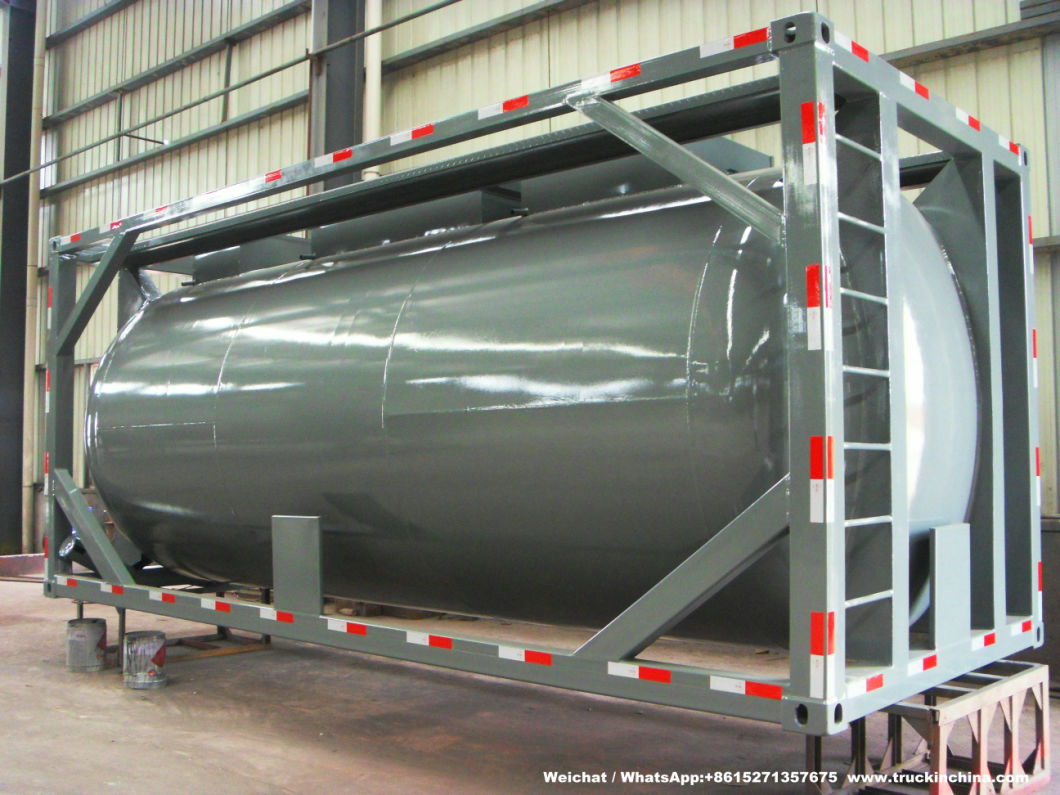 Class 3 Toxic Chemical Isotank (30FT Tank Container) for Trichlorosilane Sihcl3 Sicl4 Ticl4 Pcl3 25cbm-30cbm