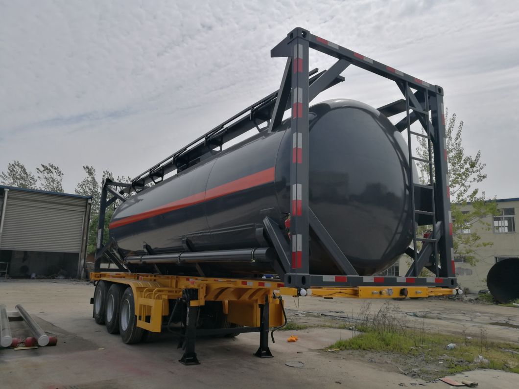 Customized Sodium Hypochlorite Tank Container 30FT Naclo (LDPE Lined Tank Container)