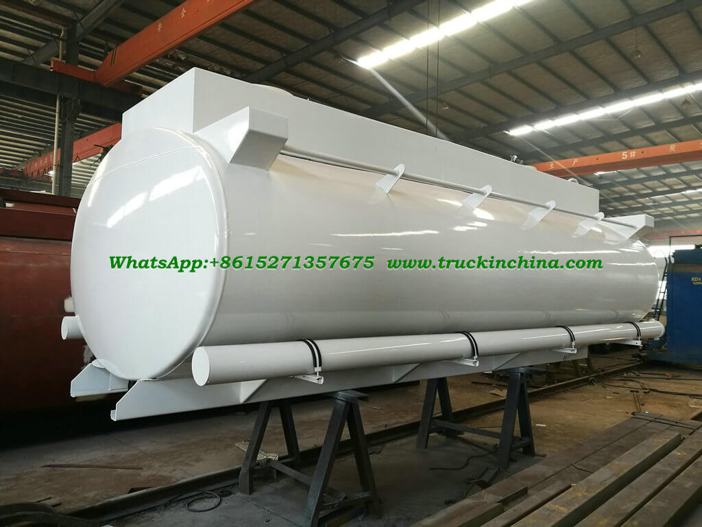 Hydrochloric Acid Tank, Sodium Hypochlorite Tank Body 10000L Elliptic 2 Compartments