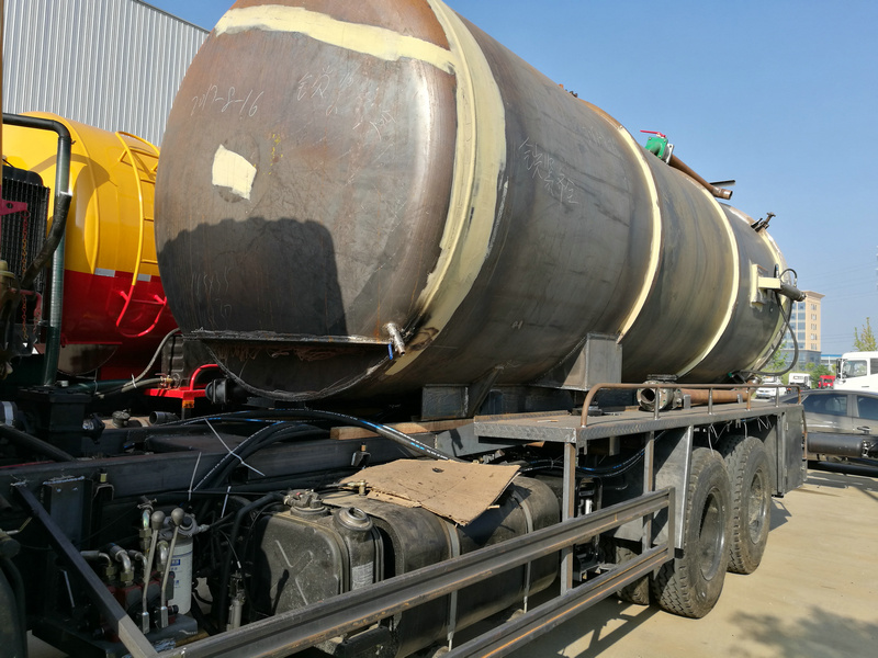 20000L Vacuum Sewage Tanker Truck with High Pressure VAC Pump Water Ring Type 30cbm/Min Suction Cesspool Sludge Sewer Waste Vacuum Suction
