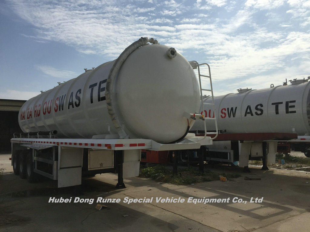 2 Axles Vacuum Tanker Trailer 20cbm