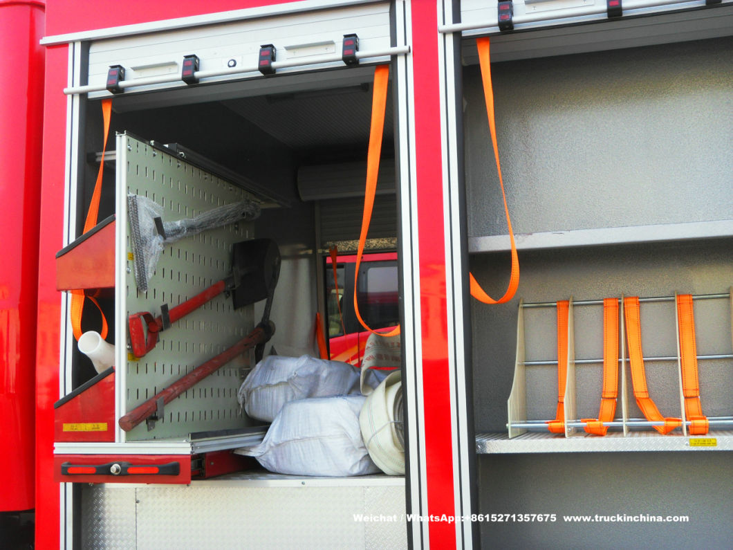 Double Cabin Beiben Fire Truck Water Foam Fire Fighting Truck off Road 6X4 - 6X6 Awd Fire Tender Fire Pumper (9000Liter Water 1800Liter Foam Tank) for Sale