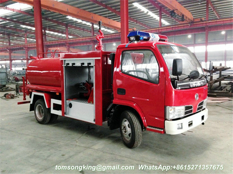 4X4 All Wheel Drive Water Tank Fire Truck