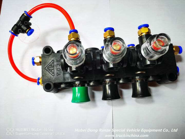 Pneumatic control units valve for fuel tanker (2) Pneumatic control units valve for fuel tanker (2)