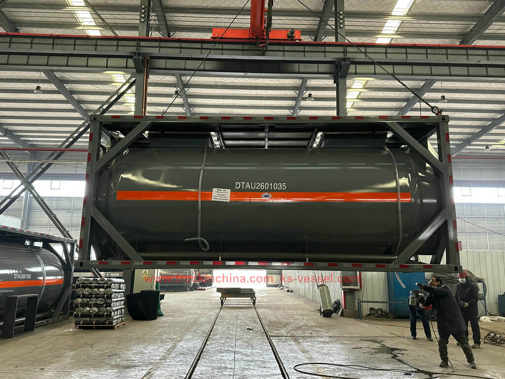 T14 PE Lined ISO Tank Container (156) T14 PE Lined ISO Tank Container (156)