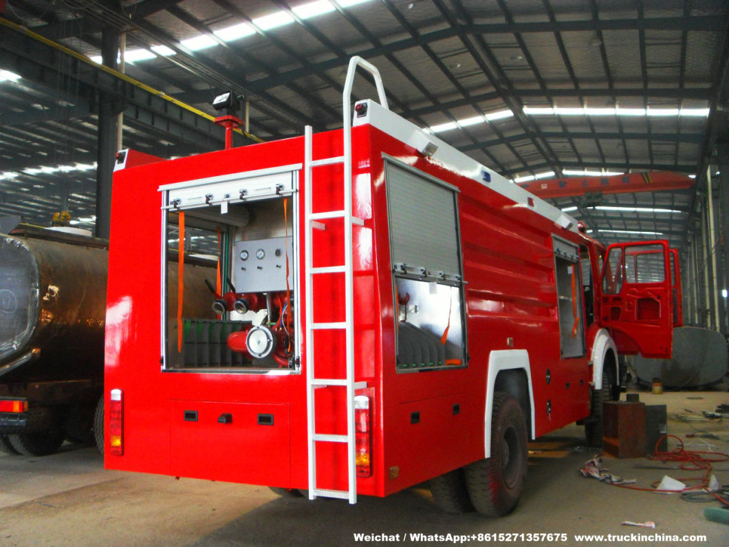 Beiben Water Foam Fire Fighting Truck off Road 4X4 Awd Fire Tender Fire Pumper (4500Liter Water 500Liter Foam Tank )