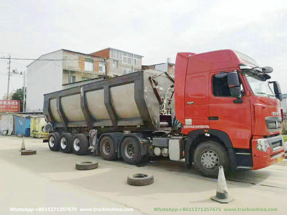 Customizing 3 Axle Conveyor Belt Trailer (Self-unloading Trailers Stainless Steel - Aluminum Optional 30m3)