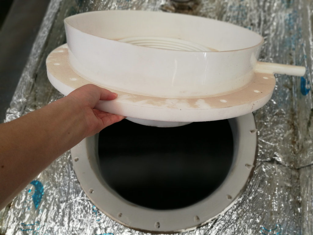 SS304, SS316L Stainless Steel Manhole Cover for Sulfuric Acid Tank, Dust Tank, Chemical Tanker Truck