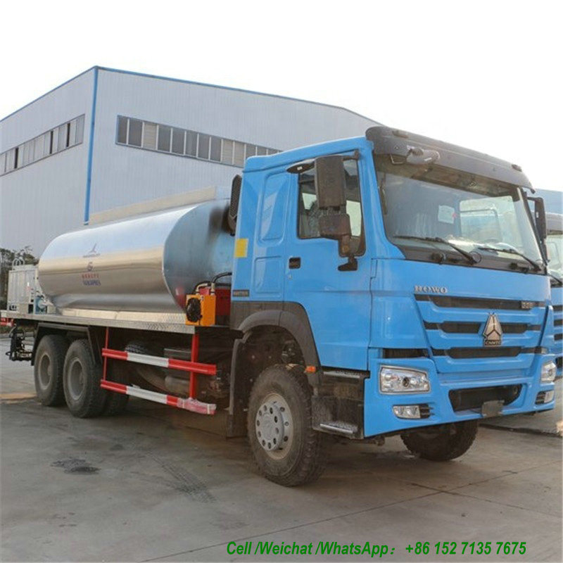 HOWO Asphalt Distributor 12-14 M3 Tank (Road Paver Asphalt Spray Bitumen 4.5 -6 meters)