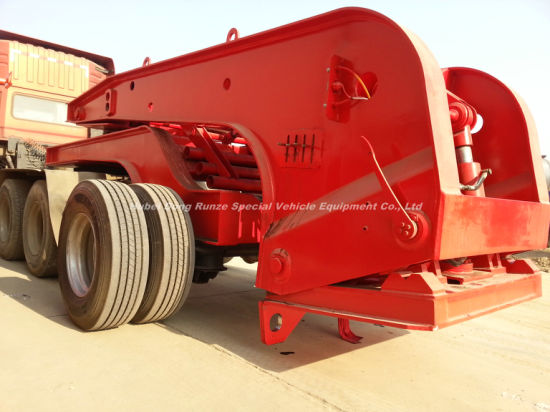 200ton Hydraulic Detachable Gooseneck Lowbed Trailer 6 Axles Front Loading with Removable Dolly Trailer with Detachable Gooseneck