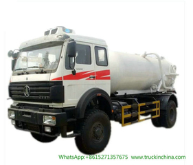 Beiben 4X4 off Road Vacuum Tanker Truck Sewage Pump Tanker