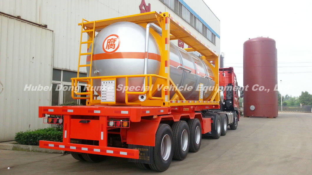 Swap Isotank Phosphorus Tank Container with Steam Heating for Un 1381, Phosphorus White or Yellow, Under Water or in Solution