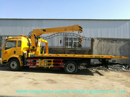 Sinotruk HOWO 5 Ton Wrecker Flatbed Tow Truck for Recovery Truck LHD Rhd
