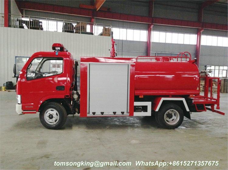 4X4 All Wheel Drive Water Tank Fire Truck