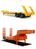 Excavator Transportation Lowbed Trailer 2 Axles Cheap Price