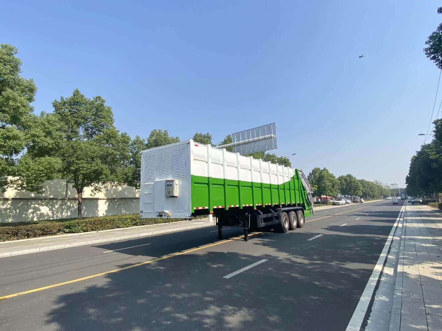 Compressed Garbage Semi Trailer Garbage Transfer trailer (1) Compressed Garbage Semi Trailer Garbage Transfer trailer (1)
