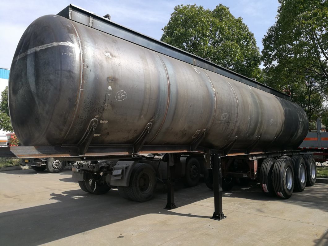 Sodium Hydroxide Tank Semi-Trailer 3 Axles 20000liters, 32000liters Steel Tank Lined LLDPE
