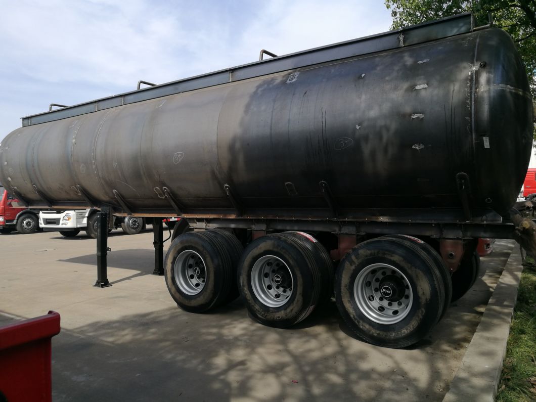 Sodium Hydroxide Tank Semi-Trailer 3 Axles 20000liters, 32000liters Steel Tank Lined LLDPE