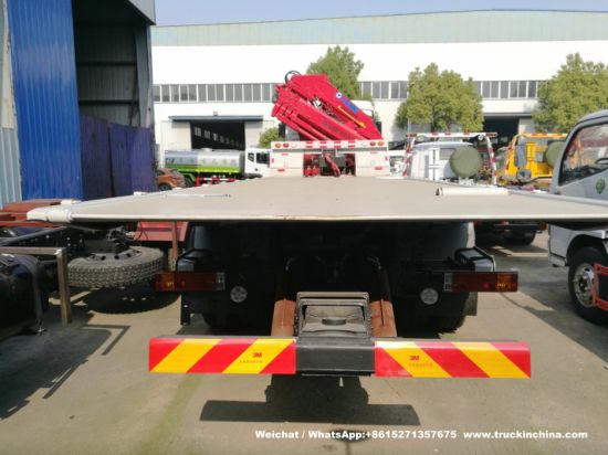 Heavy Car Carrier Flatbed Truck Mounted 10 Ton Knuckle Crane - Shacman F3000, L3000, M3000, H3000 Reovery Wrecker