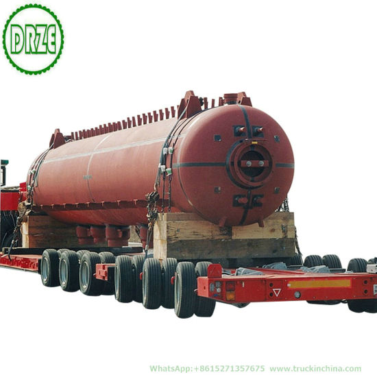 Customizing 9-10axles 150t- 200t Hydraulic Modular Lowboy Semi Trailer for Cylinder Tank Goods Tanker (Petro Chemical Industry Transporter)