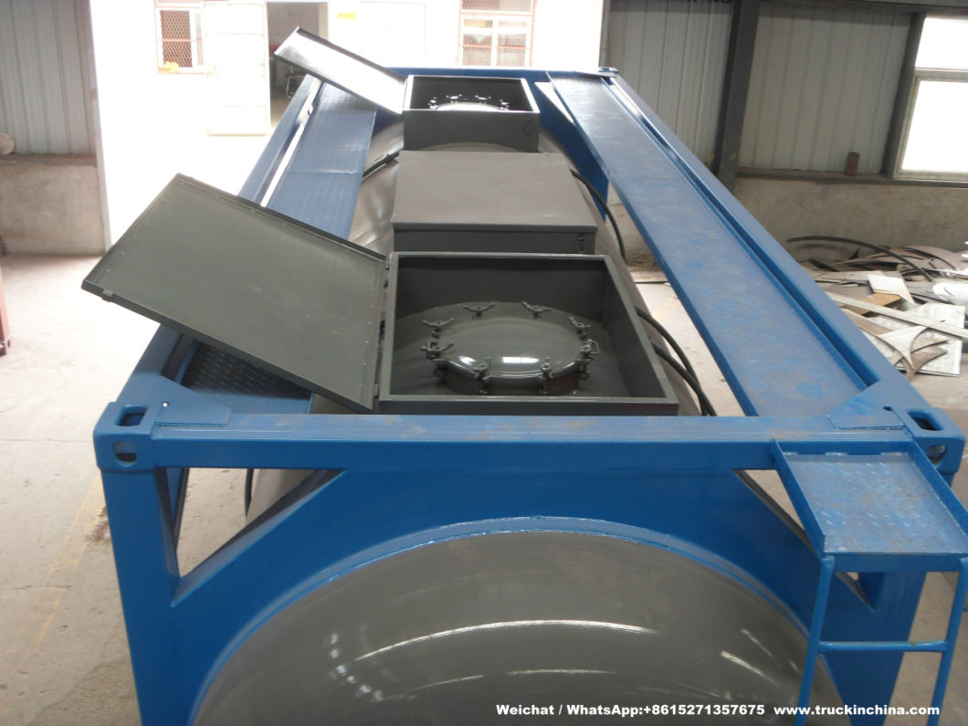 20FT Frame Swap Tank (Stainless Steel ISO Tank Container 25000Liters Yellow Phosphorus)