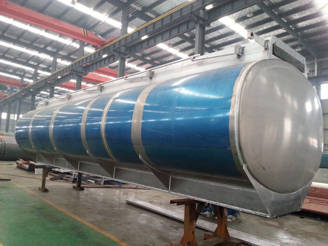 Aluminum Alloy Tank Body SKD Customizing (for Water, Methanol, Methyl Alcohol, Crude Oil, Diesel Jet a-1 Transport Tanker Truck Mounted 5m3-30m3)