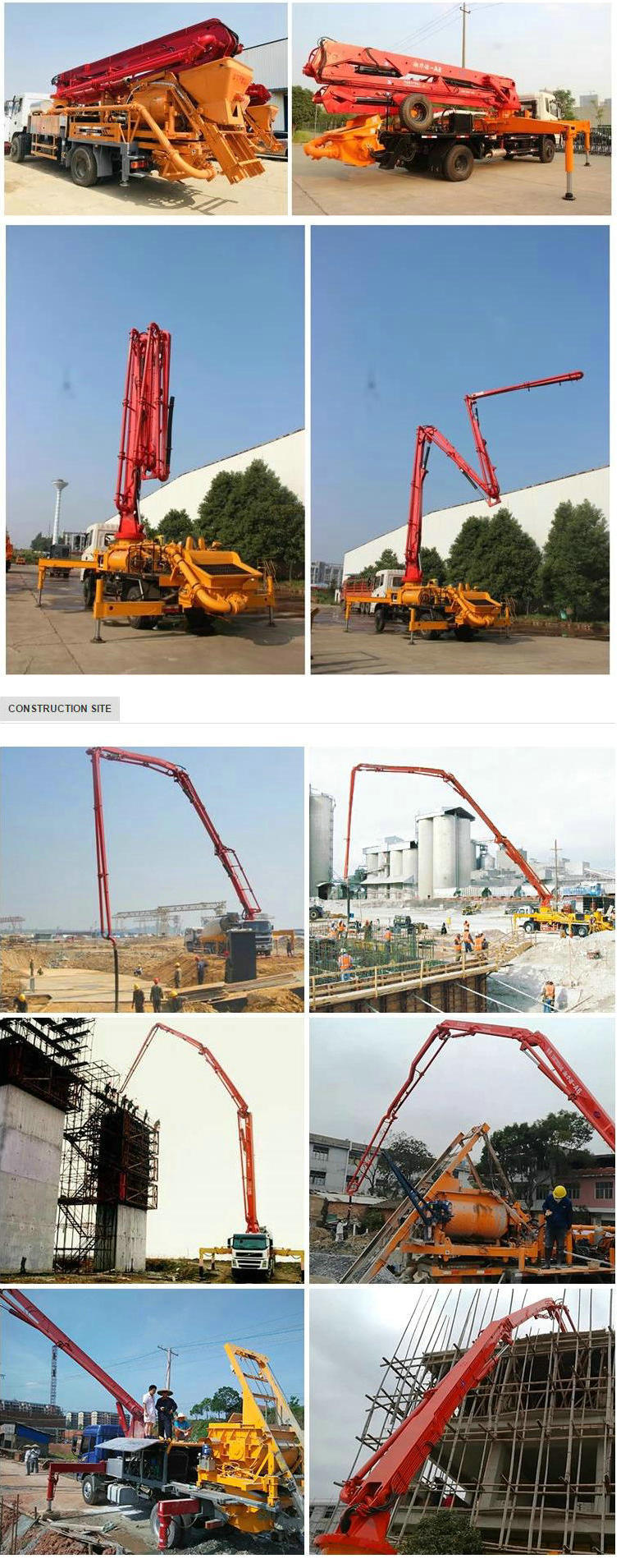 Concrete Boom Pump 27m-35mskd Body (Upper Kit) for Truck Mounted for After Sale (Refitting/ Replace /Repare) Service