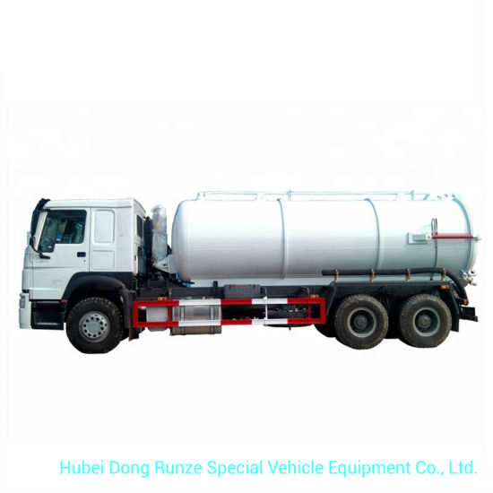Sinotruk HOWO 10 Wheels VAC Tanker Sewage Sludge Truck with 16000L Septic Tank Rhd or LHD 6X4 /6X6
