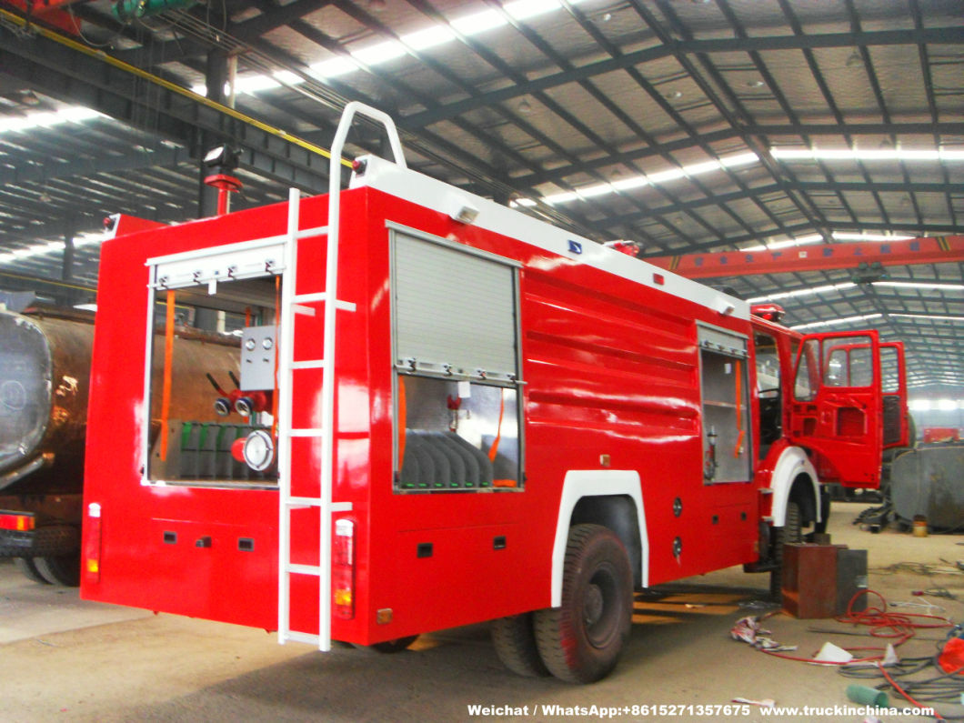 Beiben Water Foam Fire Fighting Truck off Road 4X4 Awd Fire Tender Fire Pumper (4500Liter Water 500Liter Foam Tank )