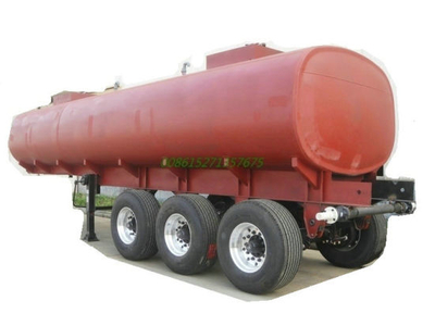 Tri Axles Hydrofluoric Acid Tanker Trailer (Hydrochloride Acid HCl 35% Tank Capacity 33, 000L Muriatic Acid)