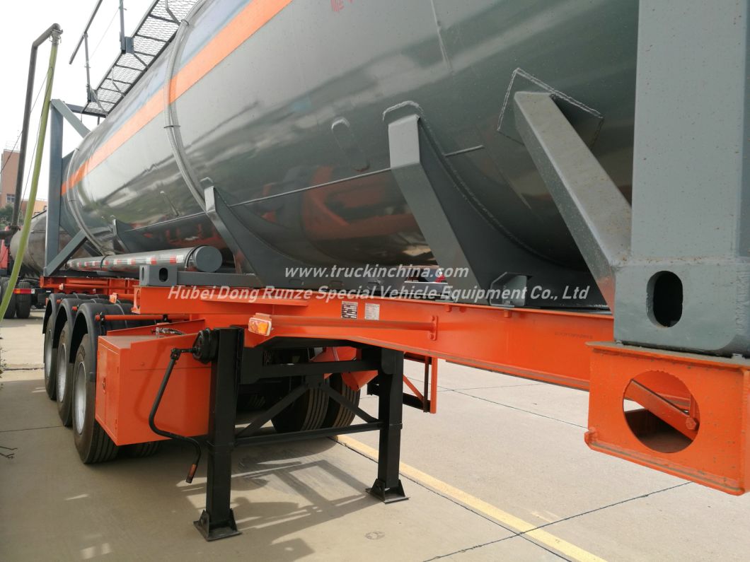 Lined Tank Container for Road Transport 28kl Hydrochloric Acid HCl (max 35%) , Naoh, Naclo