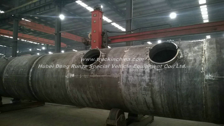Emulsion Tank Container Trailer Liquid Molten Sulfur Transport Solution Insulated Cladding Stainless Steel Tank Body Can Be Unloaded Trailer