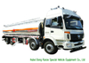 Foton Aluminum Alloy Fuel Tanker (8X4Mobile Oil Refueling Bowser Truck 30cbm Diesel Delivery Refueling Truck 12wheels)