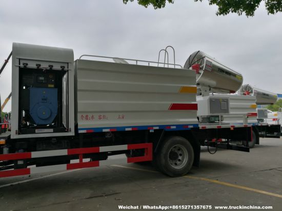 Pm2.5 Mine Dust Control Water Tanker Mounted with 80m -100m TDM Fogging Spray Machine