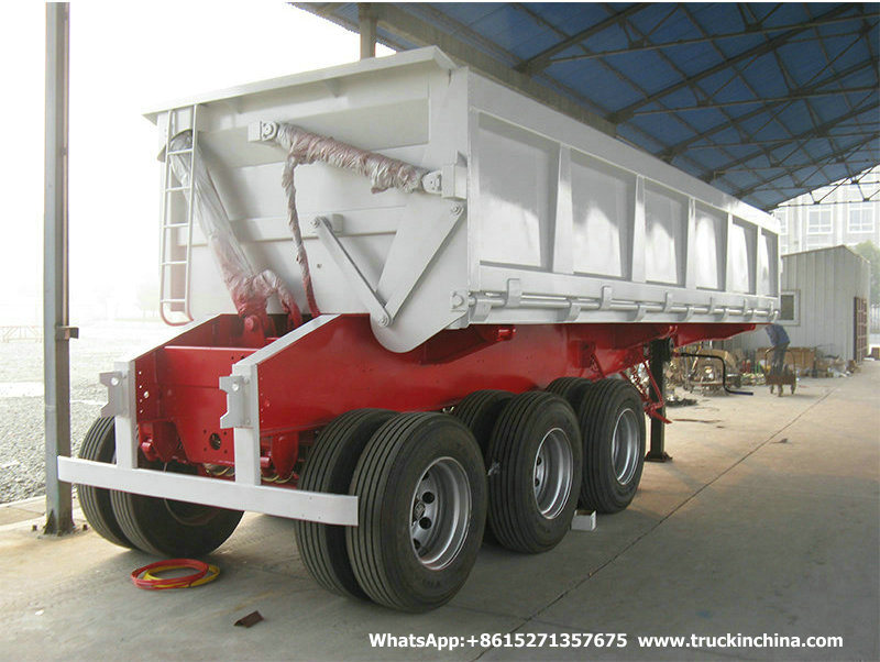 Customizing 22cbm 3 Axle Side Tipper Trailer (BPW Axles U-shape)