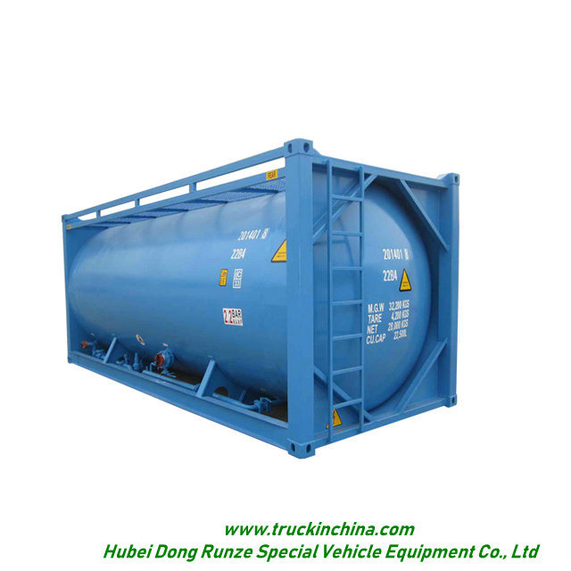 20FT Bulk Cement ISO Tank Container Customizing Transport Plaster Powder, Cement, Flyash Bulk Cement (ISO Tank)
