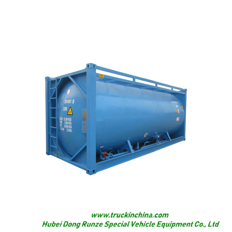 Ft Bulk Cement Iso Tank Container Customizing Transport Plaster