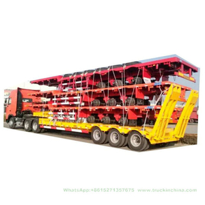 Flatbed Trailer for Cargo Transport Side Wall Removable or 40FT Container 45ton (Multi-Functions)