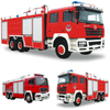 Shacman 6X4 / 6X6 All Whell Drive Fire Truck Duble Cabin Sale