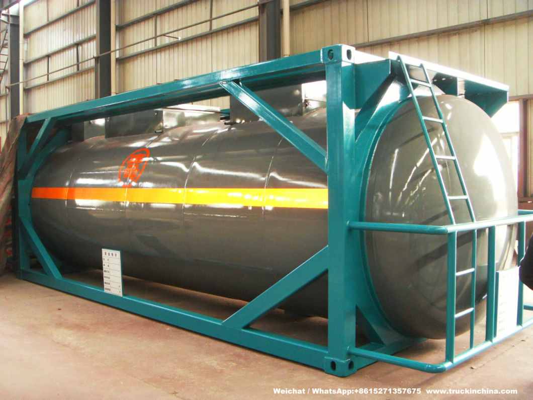 Swap Isotank Phosphorus Tank Container with Steam Heating for Un 1381, Phosphorus White or Yellow, Under Water or in Solution