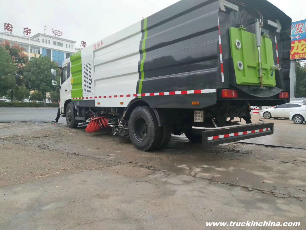 Dongfeng Efficent Street Vacuum Road Sweeper 7 Cbm Garbage 3.5cbm Water Stainless Steel 4X2 -4X4 -Rhd. LHD
