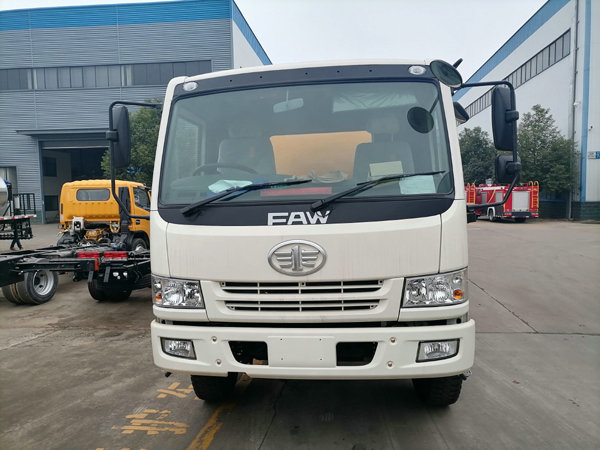 FAW 10m3 Vacuum Sewage Suction Tanker Truck Hubei Dong Runze Special