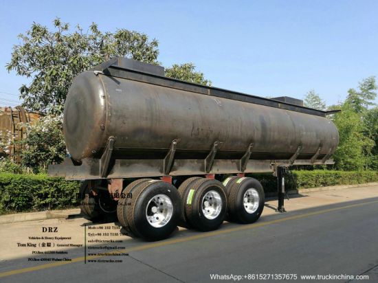 HCl Acid Tanker for Transport Hydrochloric Acid, Hydrochloride, Hydrogen Chlorate, Sodium Hydroxide, Acrylic Acetic Acid, 19m3-33m3 Steel Lined LLDPE