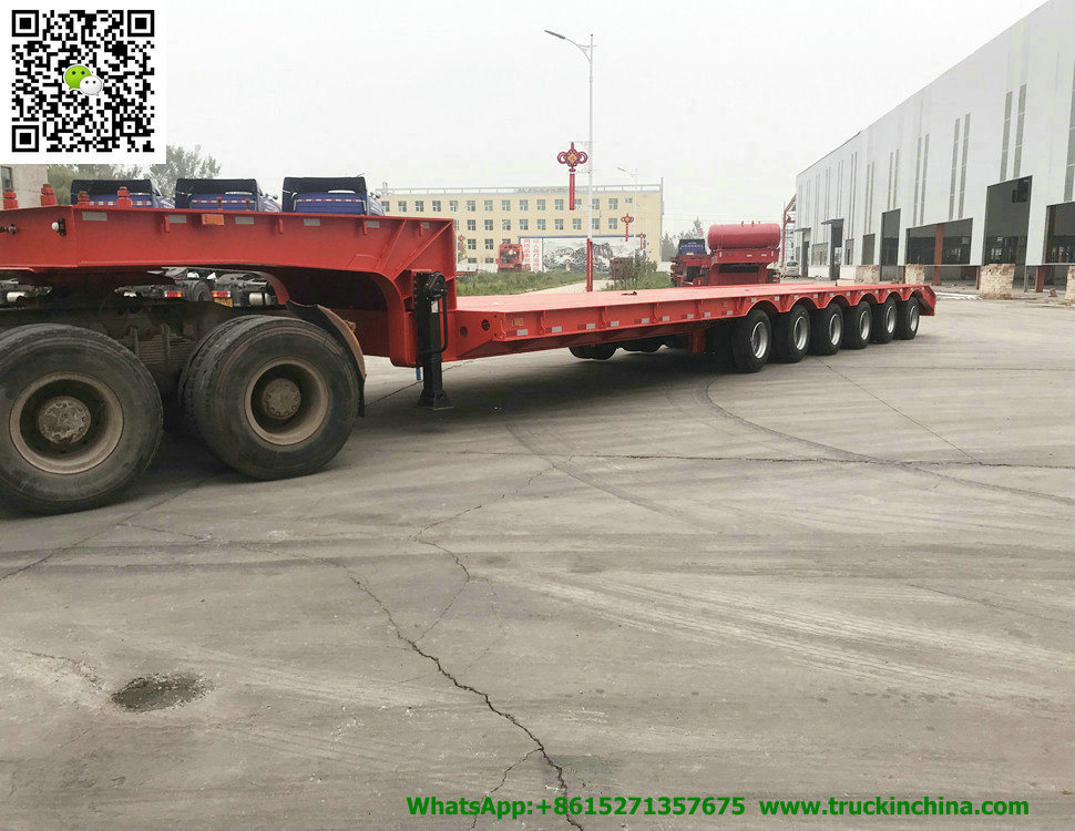 Multi Axle Steering Axle Low Bed Trailer (5-6 Axles Hydraulic Modular)
