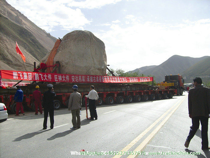 Multi Axle Steering Axle Low Bed Trailer (5-6 Axles Hydraulic Modular)