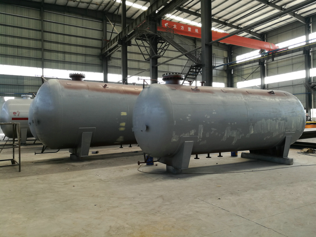 Mini 500 Gallons (1.89m3) Propane LPG Small Pressure Tank 1 Ton Cooking Gas Storage (LPG, DEM, Isobutane, cooking gas)