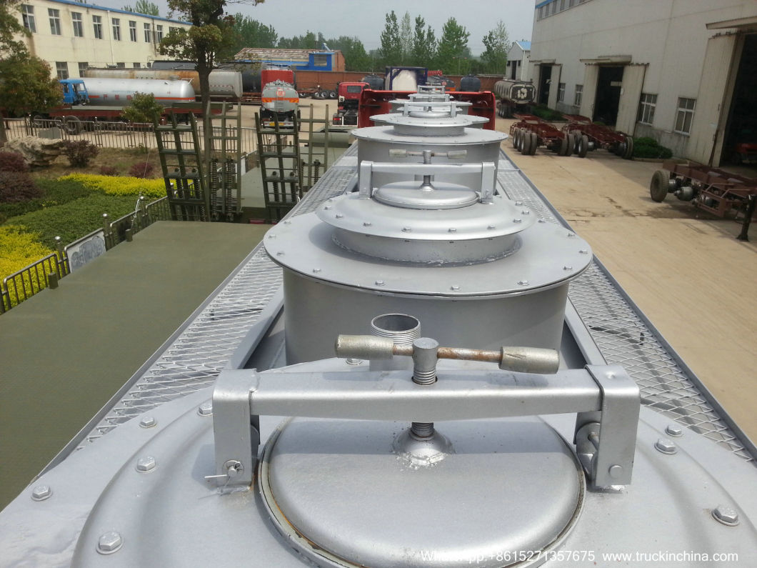 3 Axles Oil Tank Trailer (Carbon Steel/Stainless Steel Tank 5 Compartments 48, 000L for Diesel, Oil, Gasoline, Wast, Water, Petrol Road Transport)